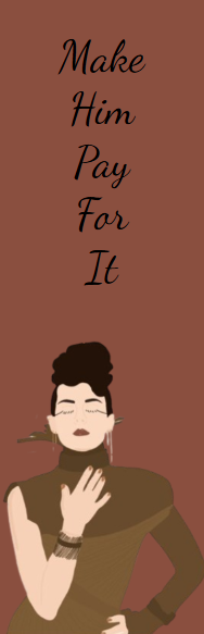 Make Him Pay for It — handmade bookmark